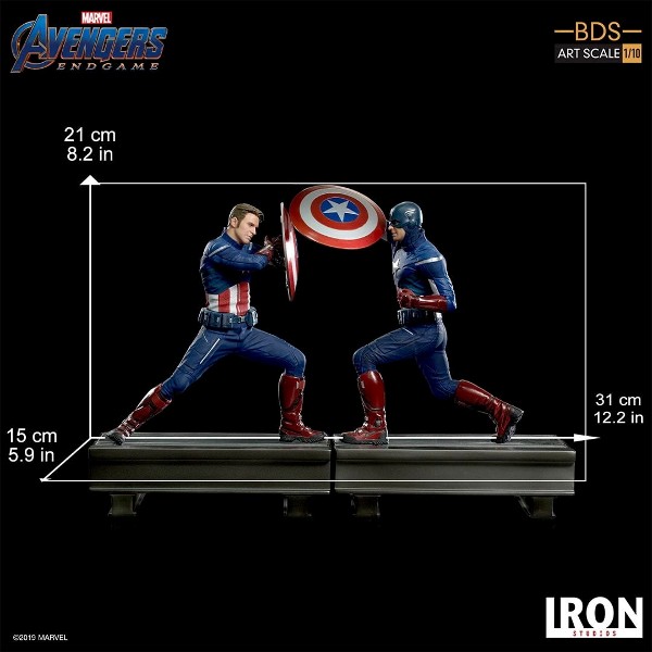 Iron Studios Marvel Avengers Endgame Captain America Vs Diorama